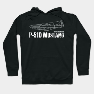 North American P-51D Mustang Hoodie